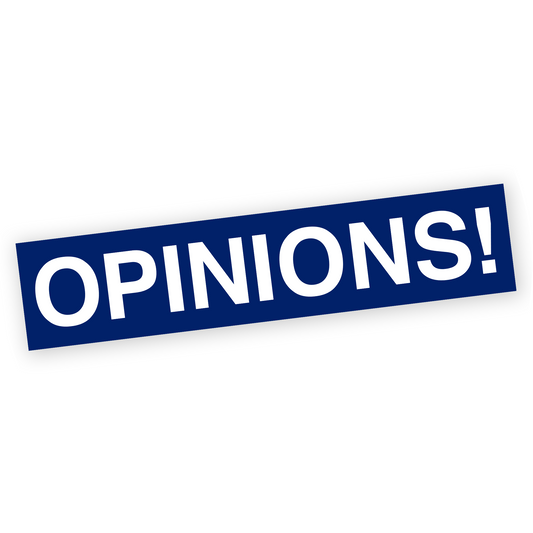 Opinions Bumper Sticker